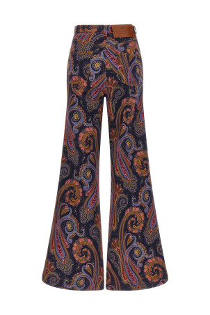 Джинсы с пестрым узором «Пейсли» ETRO WRNB0004AK15DX0885
