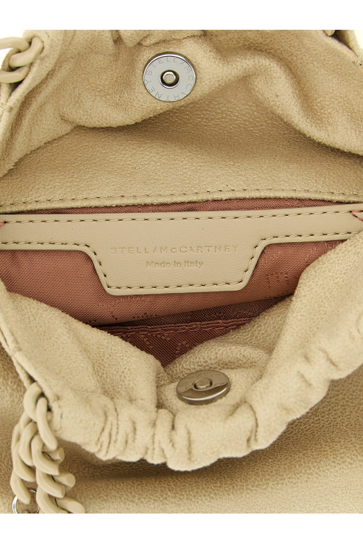 'Falabella Mini Drawstring' crossbody bag Beige