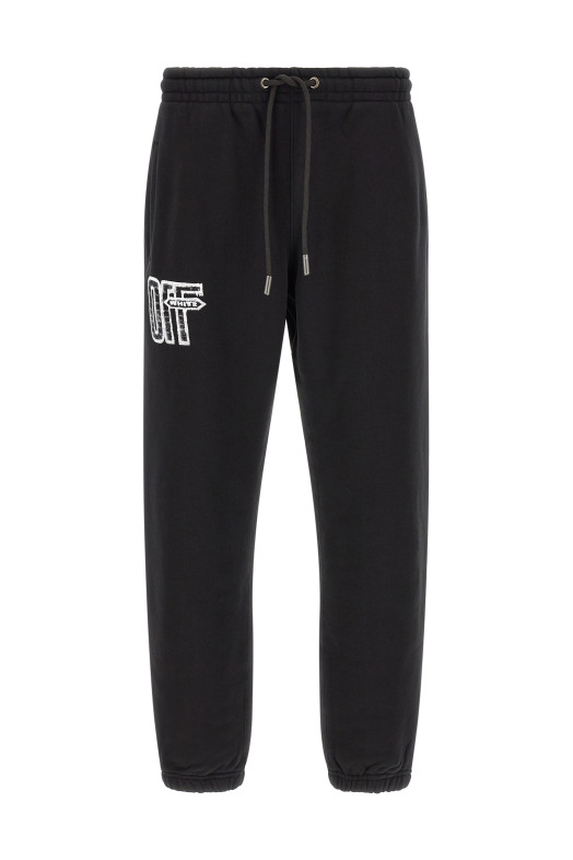 'Motion Arrow Cuffed' joggers Black