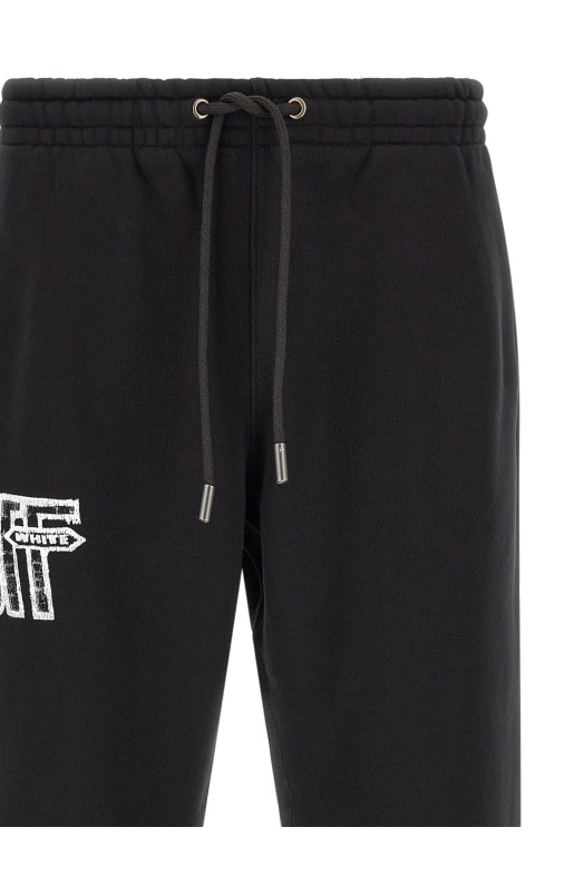 'Motion Arrow Cuffed' joggers Black