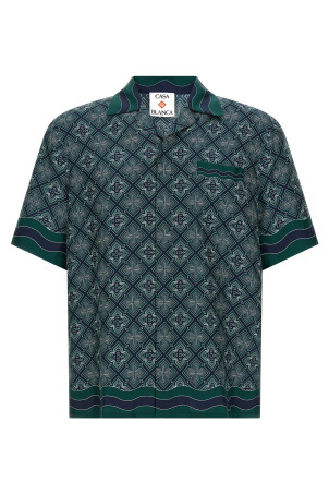 'Radiating Monogram' shirt Green