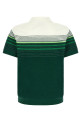 'Bouclé Stripes' polo shirt Green