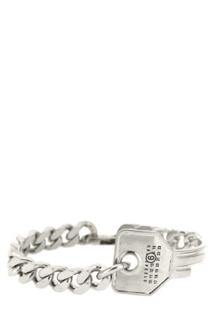 'Key' chain bracelet Silver