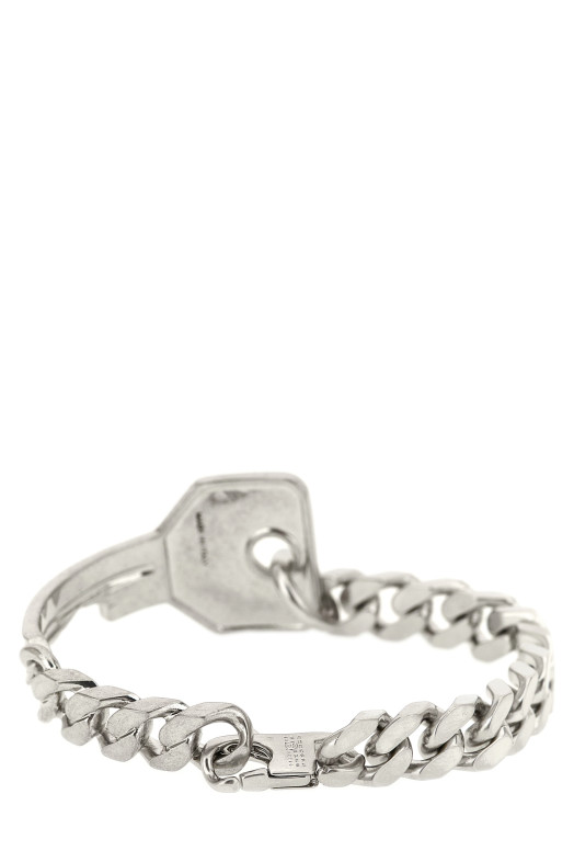 'Key' chain bracelet Silver