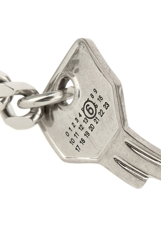 'Key' chain bracelet Silver