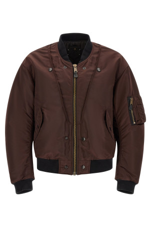 Двусторонняя куртка-бомбер, многоцветная MAISON MARGIELA S50AM0662M35923143
