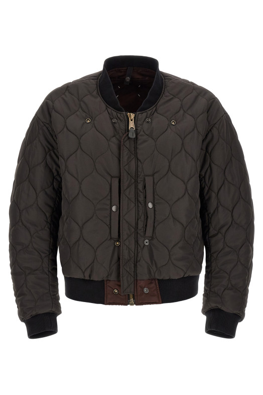 Двусторонняя куртка-бомбер, многоцветная MAISON MARGIELA S50AM0662M35923143