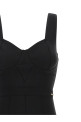 Платье «Scuba», чёрное ELISABETTA FRANCHI AB98566E2110