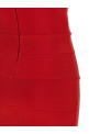 Crossed band dress Red