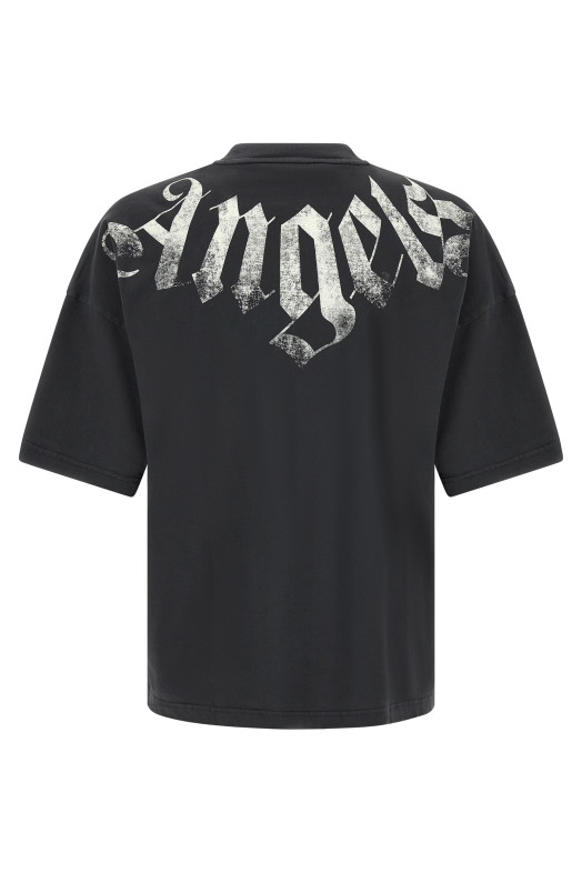 Craquelé gothic print t-shirt Black