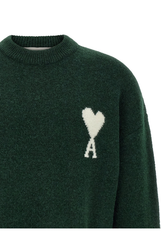 Зеленый свитер «Ami De Coeur» UKS836KN0135A279