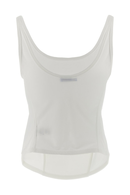 Майка «Corseted» белого цвета 23W1TO06448421014