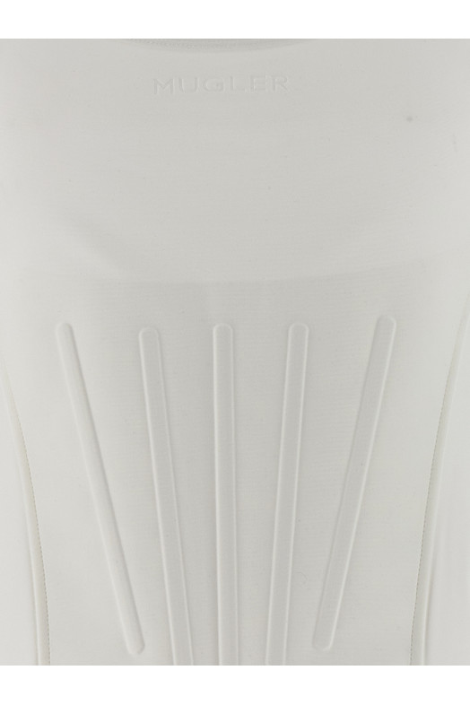Майка «Corseted» белого цвета 23W1TO06448421014