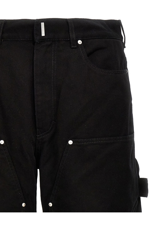 Джинсы «Zip Off Carpenter», черные BM51BJ50KK001
