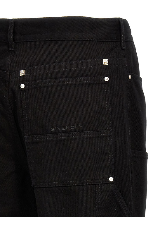 Джинсы «Zip Off Carpenter», черные BM51BJ50KK001