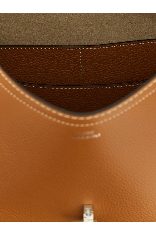 'T-lock' handbag Brown
