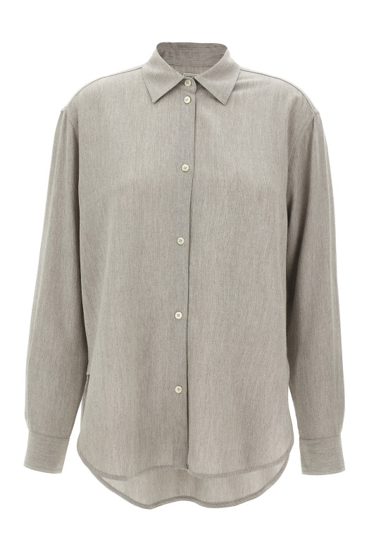 Wool shirt Gray