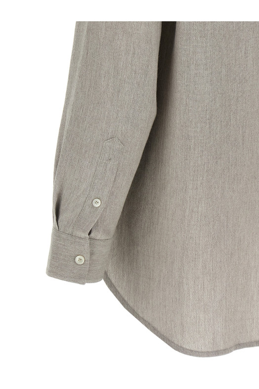 Wool shirt Gray
