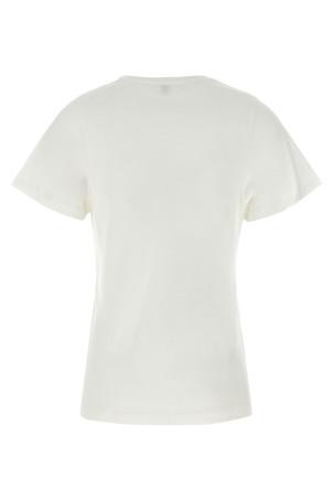 'Curved seam' T-shirt White