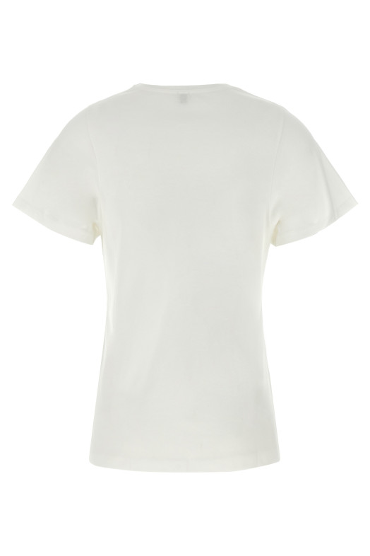 'Curved seam' T-shirt White