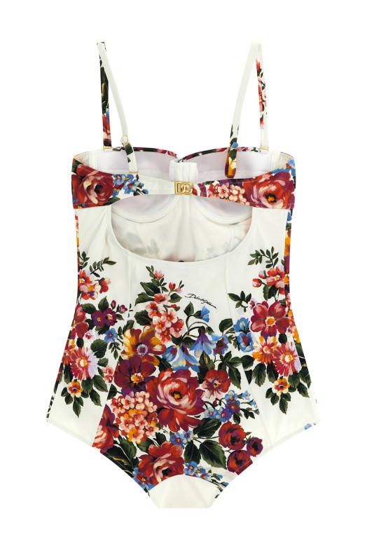 'Re-Edition 2000' one-piece swimsuit White