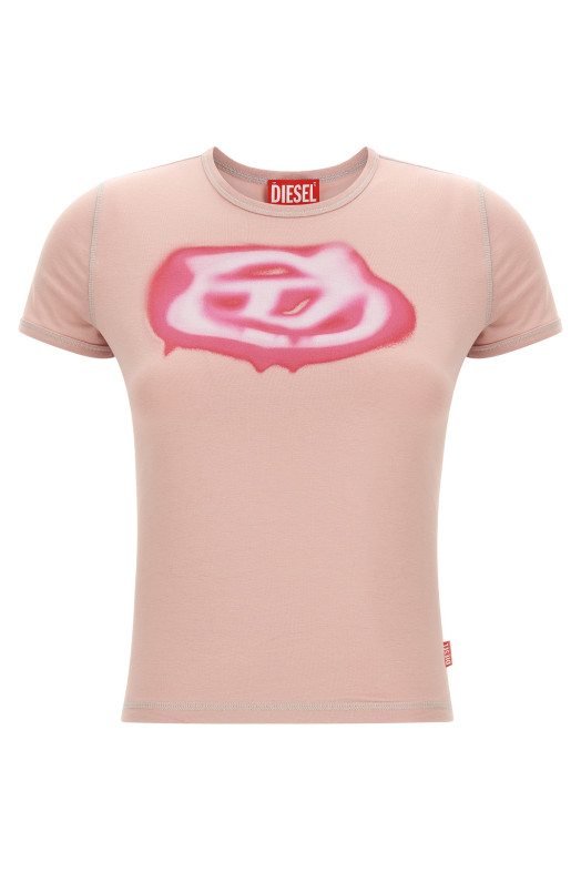 'T-Uncuties-Long-S3' T-shirt Pink