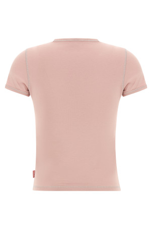 'T-Uncuties-Long-S3' T-shirt Pink