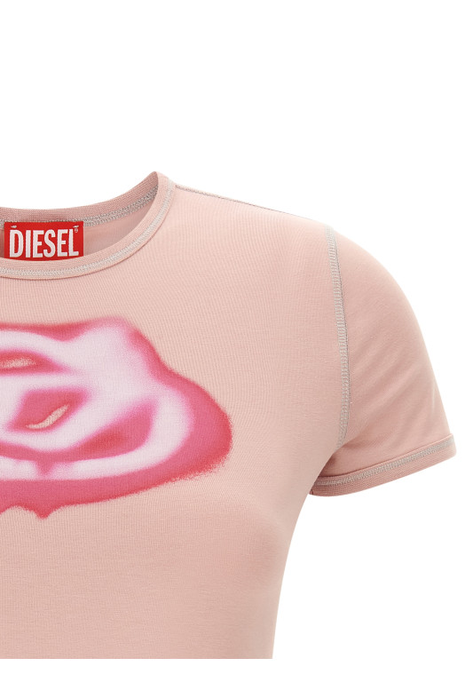 'T-Uncuties-Long-S3' T-shirt Pink