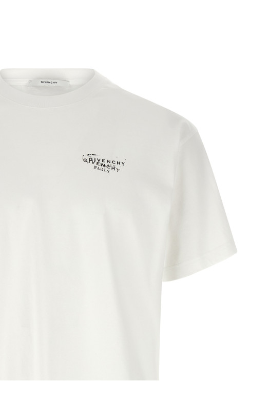 Футболка «Givenchy Stamp», белая BM71NK3YSA100