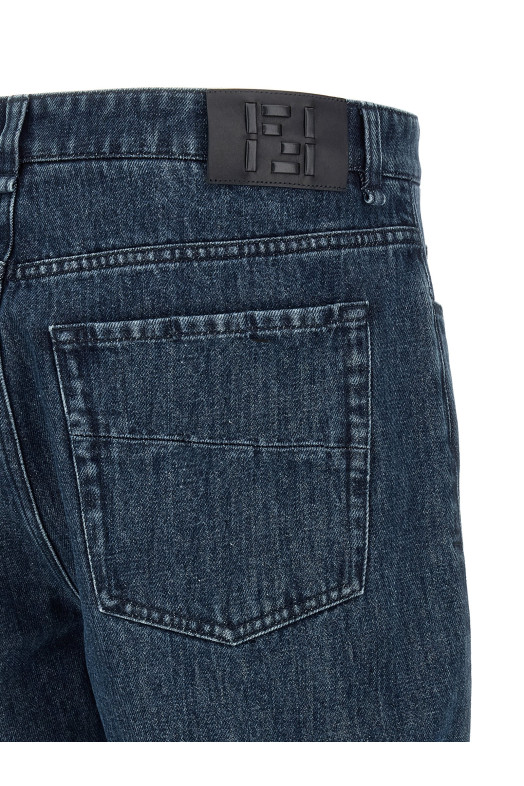 FF, джинсы синего цвета FENDI FLP302AWMMF0QA2