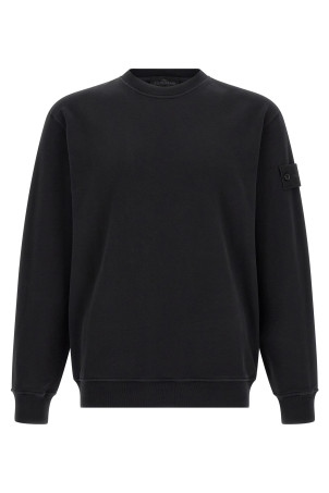 Толстовка «Badge Stone Island Ghost», черная L2S156100069S0F53V0029