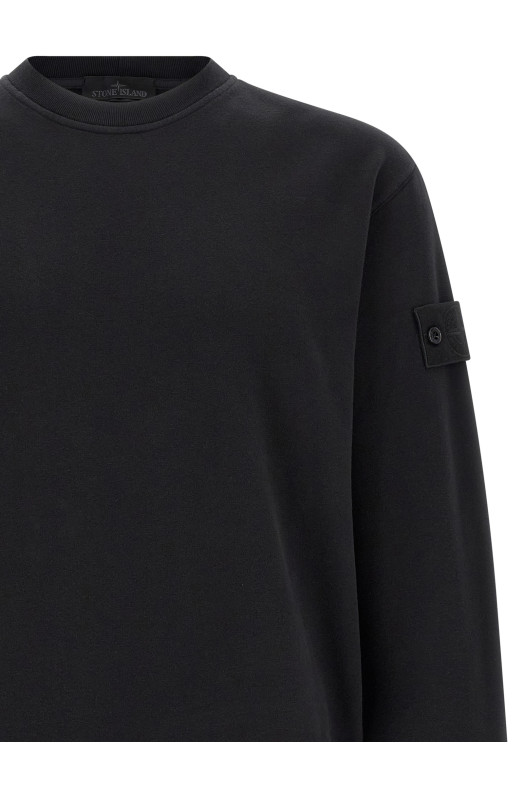 'Badge Stone Island Ghost' sweatshirt Black