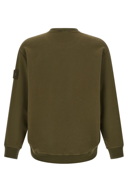 Толстовка «Badge Stone Island Ghost», зелёная L2S156100069S0F53V0054