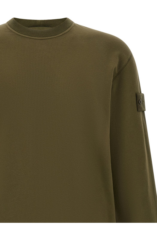 Толстовка «Badge Stone Island Ghost», зелёная L2S156100069S0F53V0054