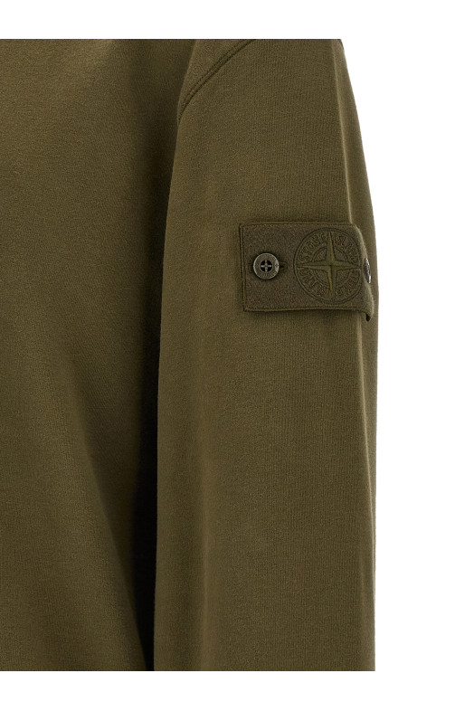 Толстовка «Badge Stone Island Ghost», зелёная L2S156100069S0F53V0054