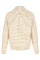 'Cable' cardigan  White