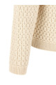 'Cable' cardigan  White