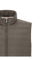 Стеганый жилет  Зелёный BRUNELLO CUCINELLI MV4081797CDX44