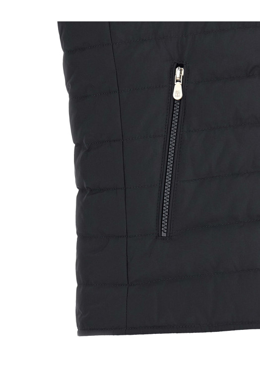 Стеганый жилет  Синий BRUNELLO CUCINELLI MV4081797CIX44