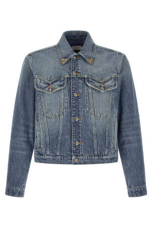 'Medusa' denim jacket  Blue