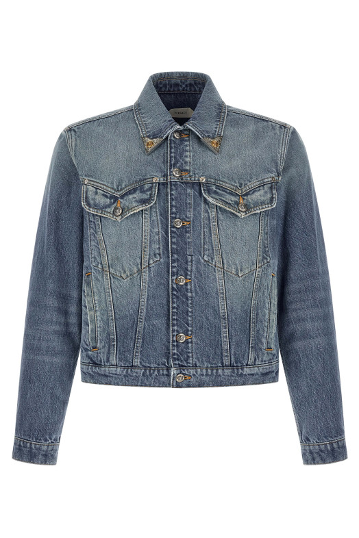 'Medusa' denim jacket  Blue