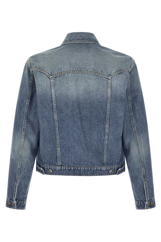 'Medusa' denim jacket  Blue