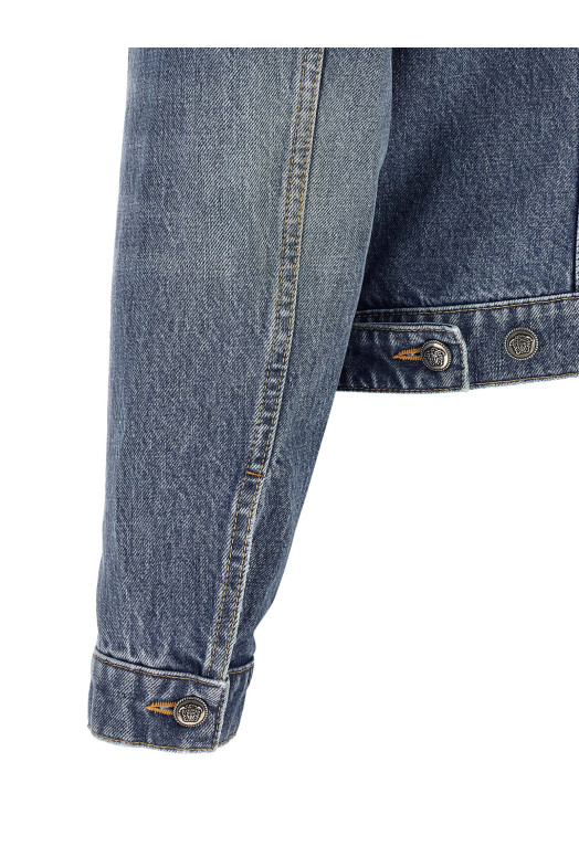 'Medusa' denim jacket  Blue