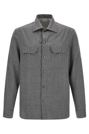 Flannel overshirt  Gray