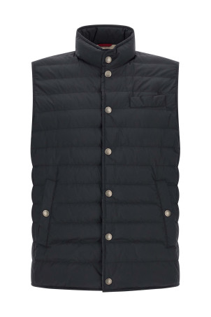 Techno fabric vest  Blue