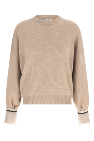 Removable 'Monile' cuffs  Beige