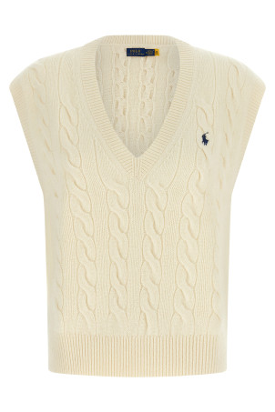 Braided vest  White