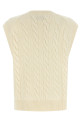 Braided vest  White