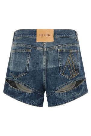 Cut-out shorts  Blue