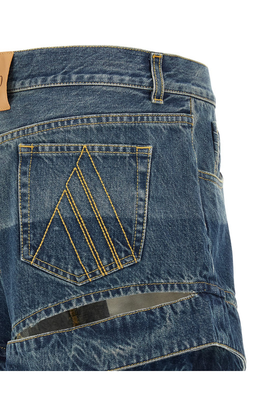 Cut-out shorts  Blue